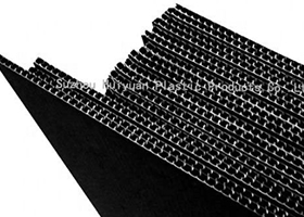 Anti-static Black Corrugated PP Plastic Sheet