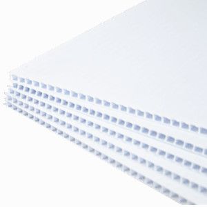 White Corrugated Plastic Sheet