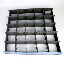 Foldable Corrugated Plastic Dividers With  Fabric Lamination