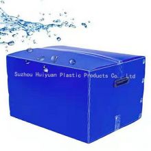 Reusable corrugated plastic carton boxes