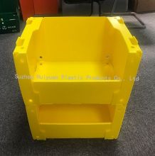 Yellow 20”x15”x12” Plastic Nestable Pick Bins, Custom Size