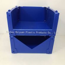 Corrugated Plastic Shelf Bins Open Front Stacking Bins 
