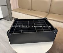 ESD Custom Plastic Corrugated Box With Dividers, Factory Direct Sale