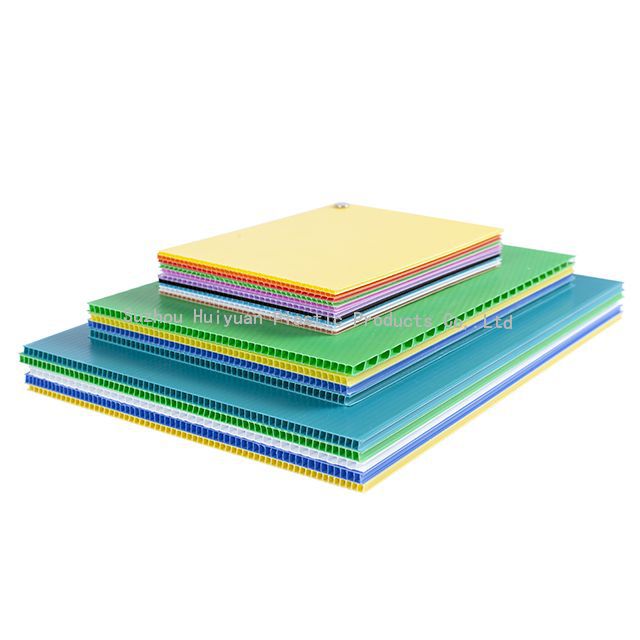 100% Polypropylene Flexible PP Hollow Board Corrugated Plastic Sheets With UV Protection