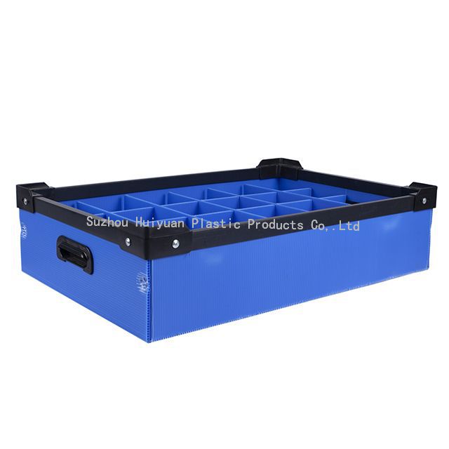  Stackabe Corrugated Plastic Storage Box With Dividers