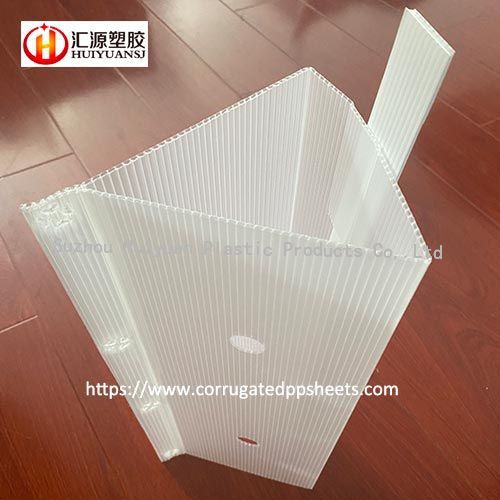 Custom Transparant Corrugated Plastic Tree Guards