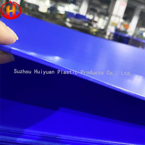 Reusable Waterproof Edge-Sealed Blue Corrugated Plastic Tier Sheets