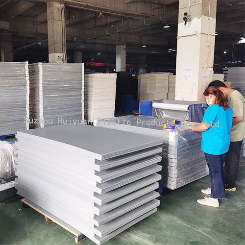 Recyclable Impact-resistant Grey 4x8 Corrugated Plastic Panels