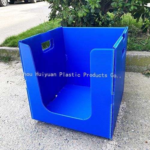 Foldable Plastic Picking Boxes With U Front For Warehouse