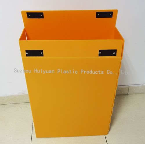 Custom corrugated plastic storage boxes with dividers