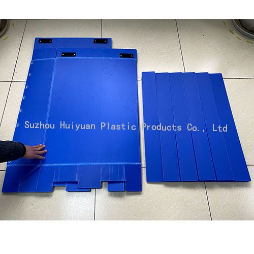 Custom corrugated plastic storage boxes with dividers