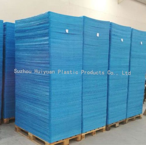 SGS Certified Blue Corrugated Plastic Cardboard Layer Pads