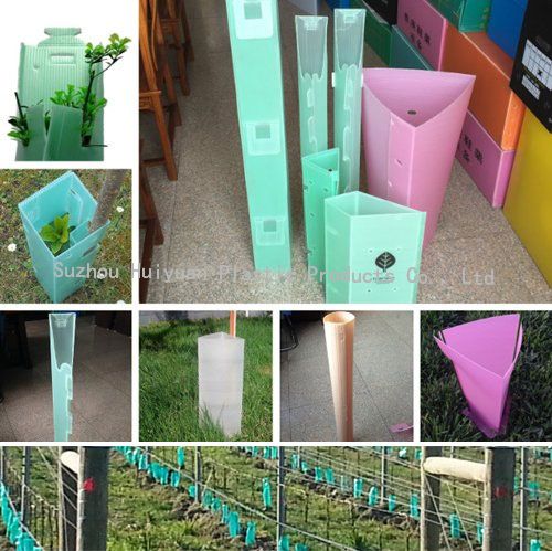 Custom Corrugated Plastic Tree Guards, Plastic Sapling Protectors