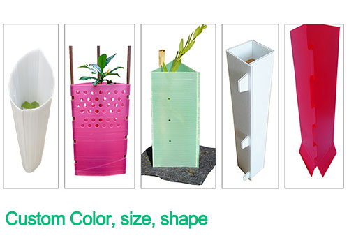 Why are corrugated plastic tree guards so popular?
