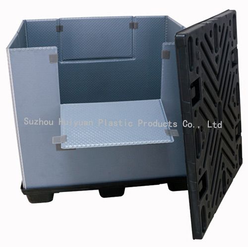 Cost-effective Shock Proof Collapsible Plastic Pallet Box