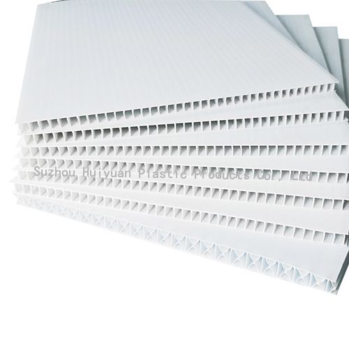 Custom White Correx Sheets 4mm Corrugated Plastic Sheets 