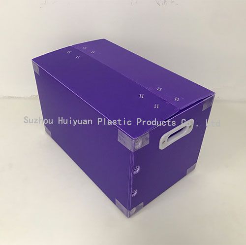 Whaolsale Reusable Corflute Box Foldable PP Corrugated Box