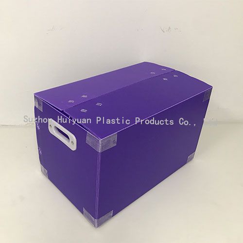 Whaolsale Reusable Corflute Box Foldable PP Corrugated Box
