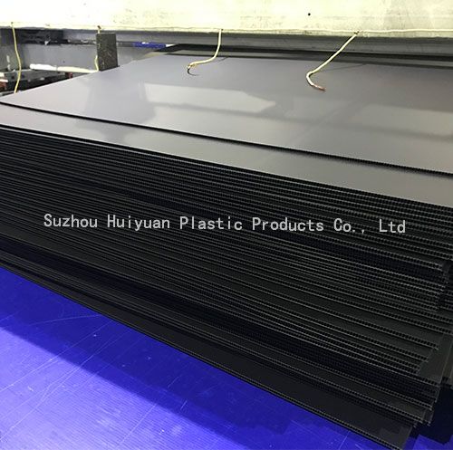 Factory Price ESD Black Corrugated Plastic Sheets 48 X 96