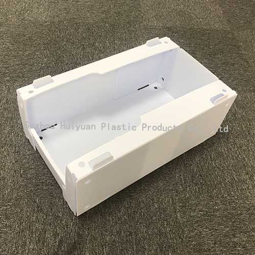 Custom White Stackable Corrugated Bin Boxes Correx Pick Bins