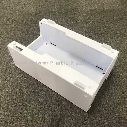 Custom White Stackable Corrugated Bin Boxes Correx Pick Bins