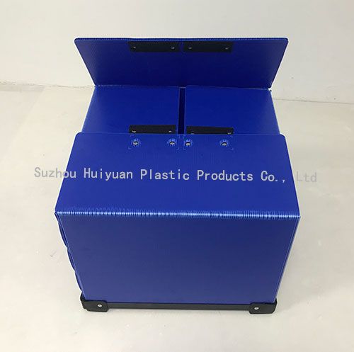 Wholesale Cheap Blue Corrigated Plastic Boxes With Frames