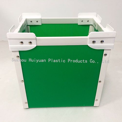 Wholesale New Design Foldable Green PP Corrugated Bins