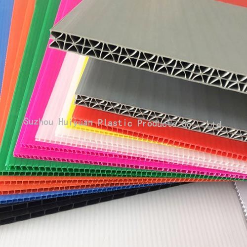China PP Hollow Sheet Factory Coroplast Panels Correx Sheets