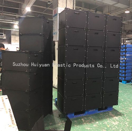 Custom ESD Reusable Corrugated Plastic Boxes With Dividers