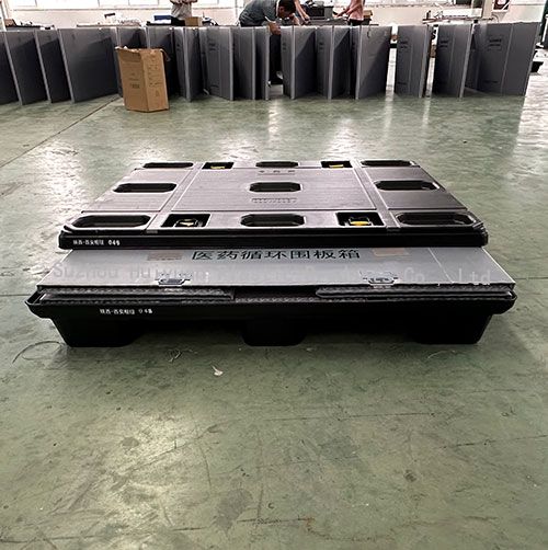 Custom Folding Pallet Boxes Folding Large Containers Factory