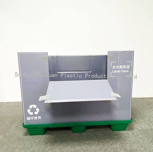 Custom Plastic Bulk Container Pallet Sleeve Box Manufacturer