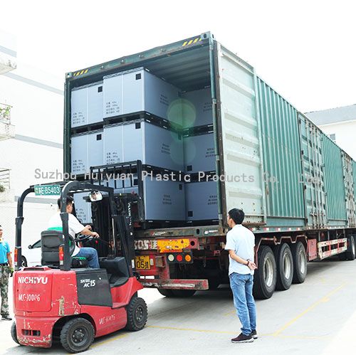 Wholesale Fodable Plastic Gaylord Containers FLC Box Factory