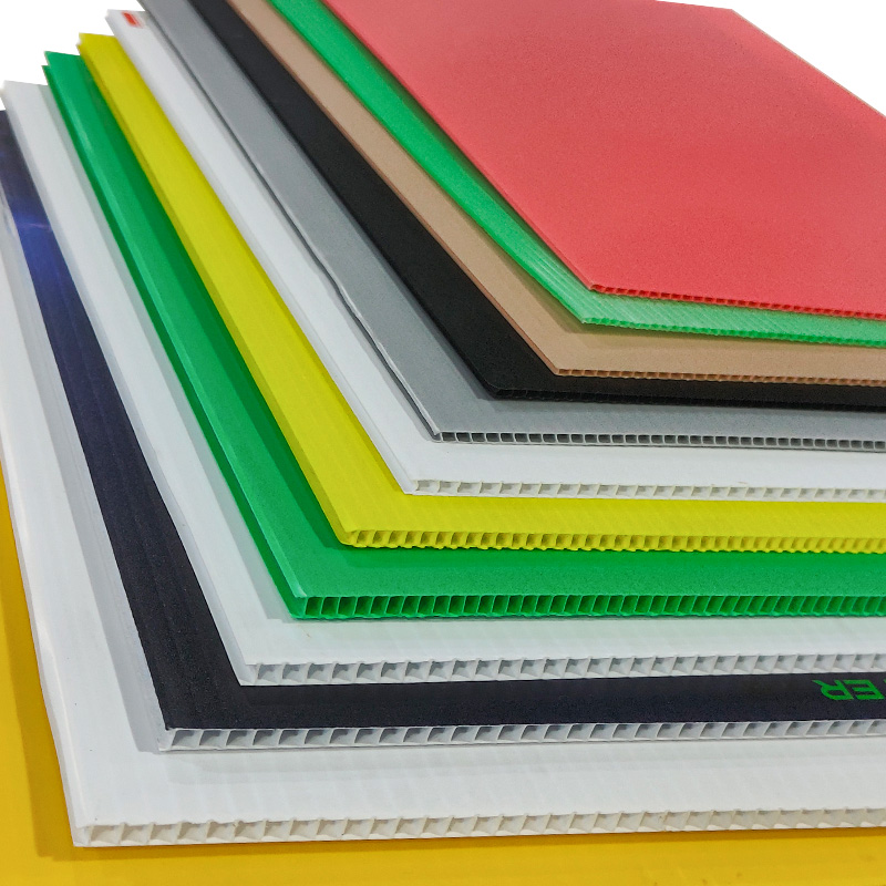All Colors Available of Corrugated Plastic 4 x 8